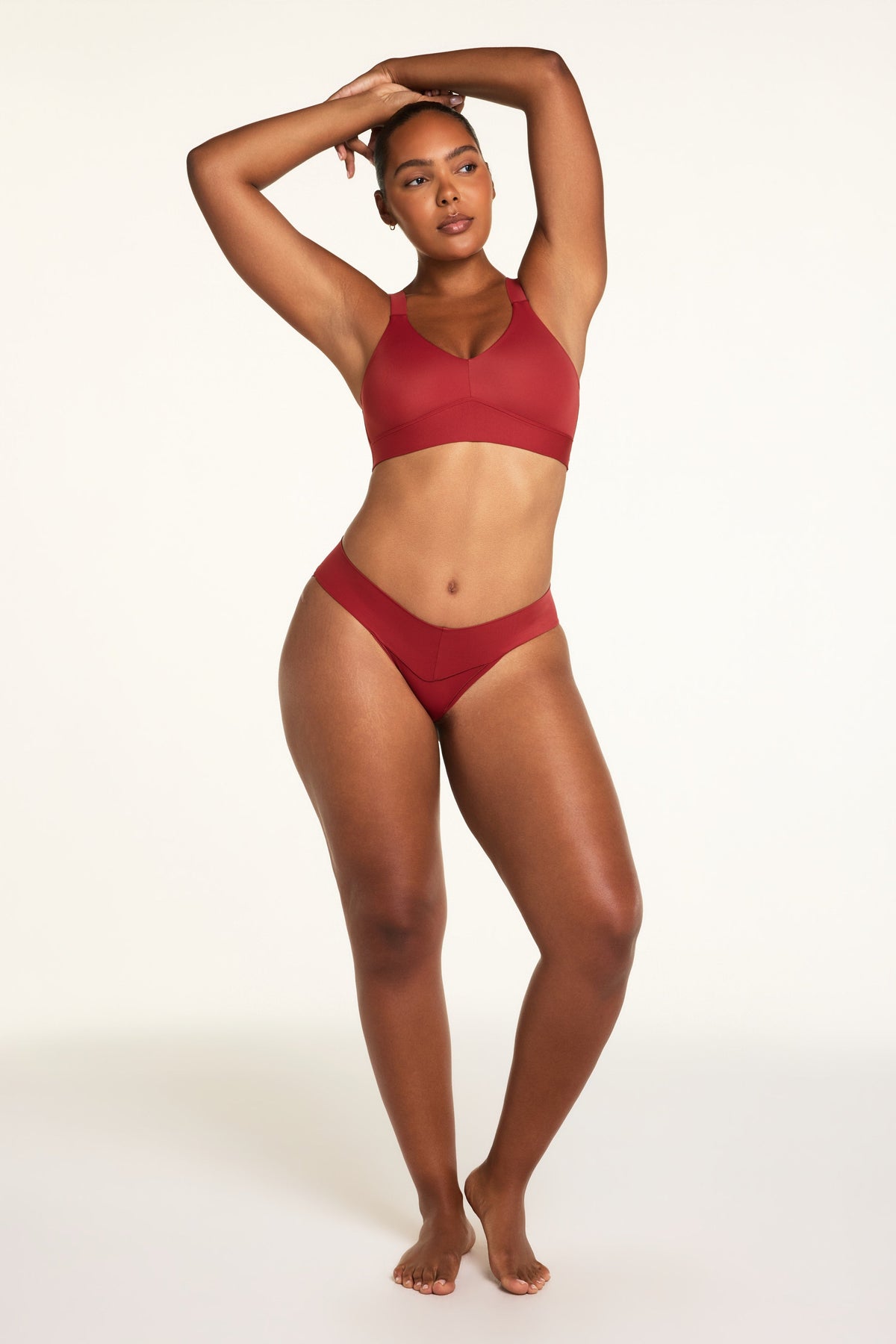 Bliss Low Rise Bikini - Ruby