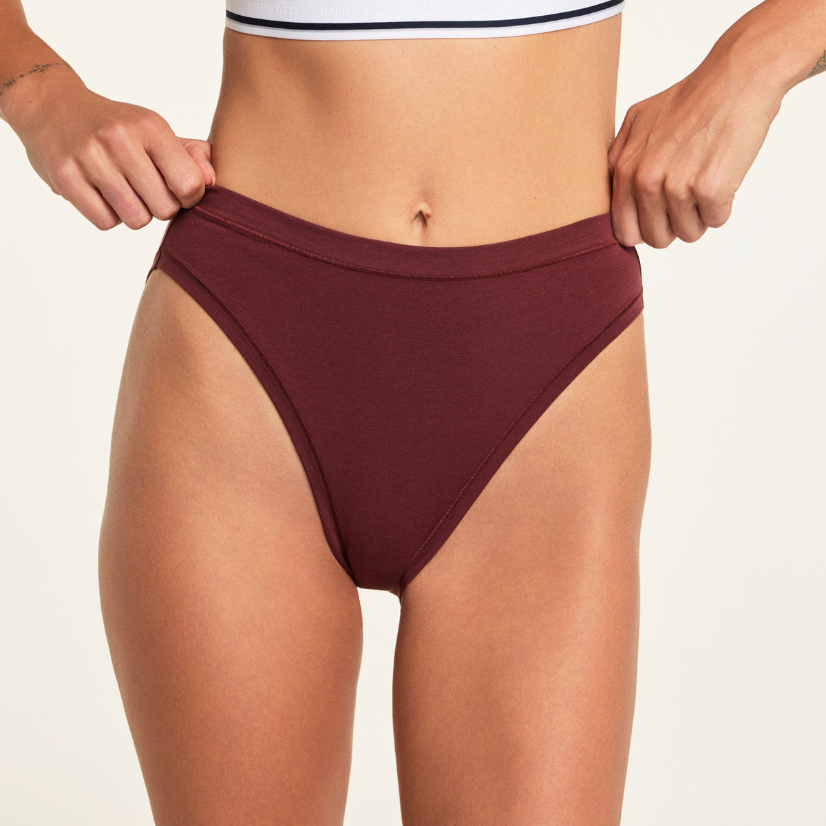 Cloud Cotton French Cut Brief - Cabernet