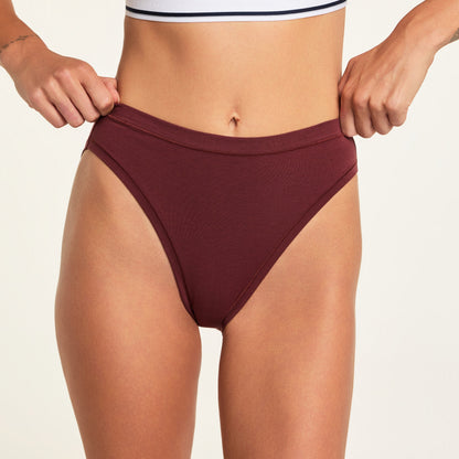 Cloud Cotton French Cut Brief - Cabernet