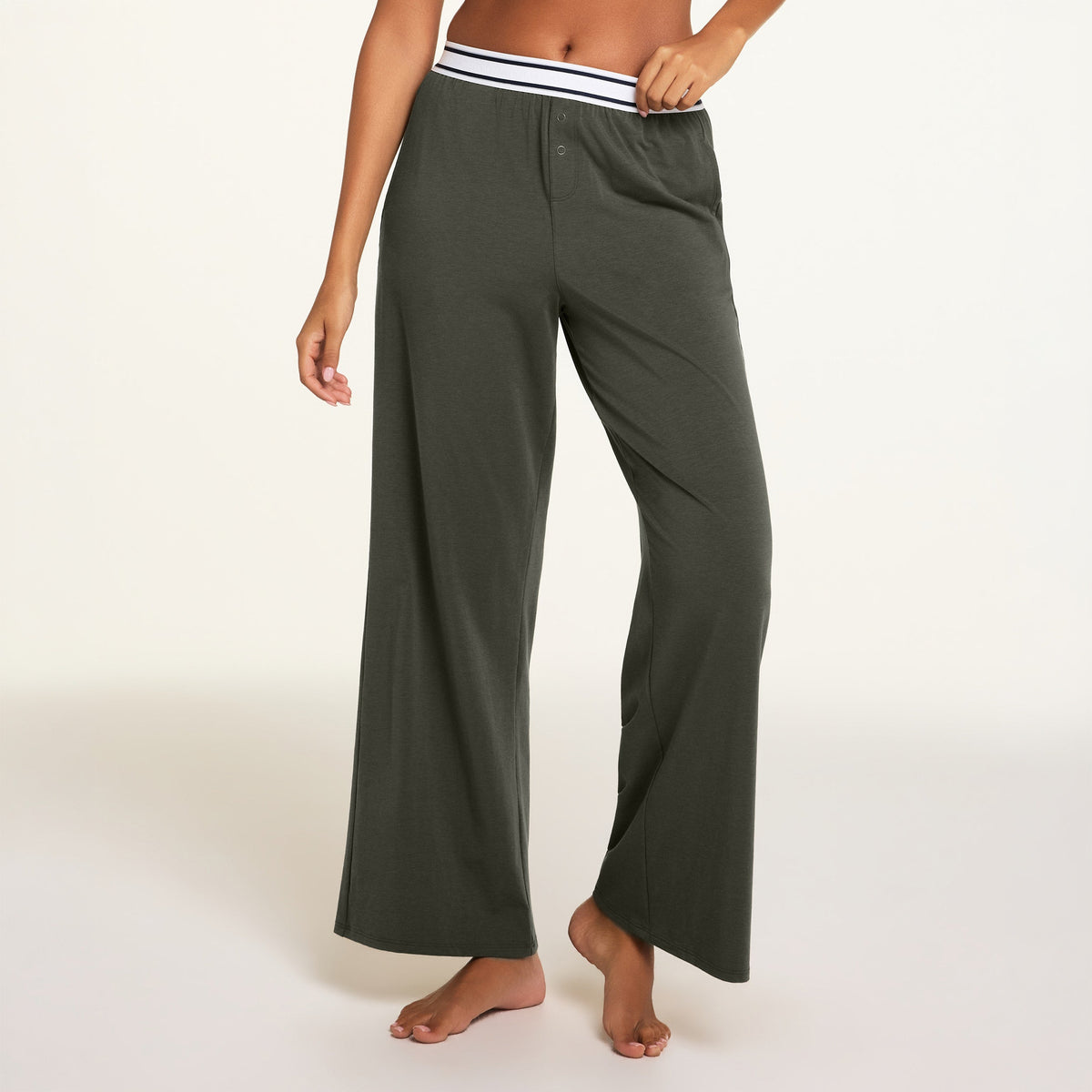 Cloud Cotton Pant - Olive