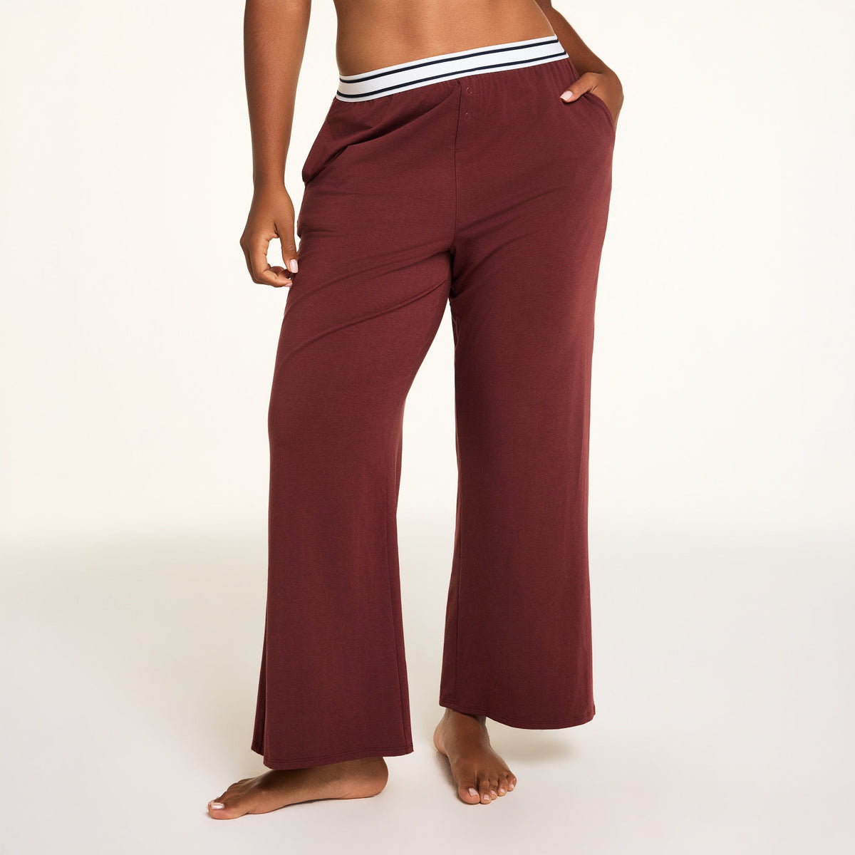 Cloud Cotton Pant - Cabernet
