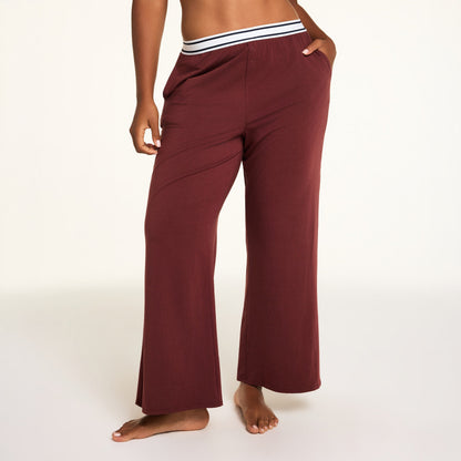 Cloud Cotton Pant - Cabernet