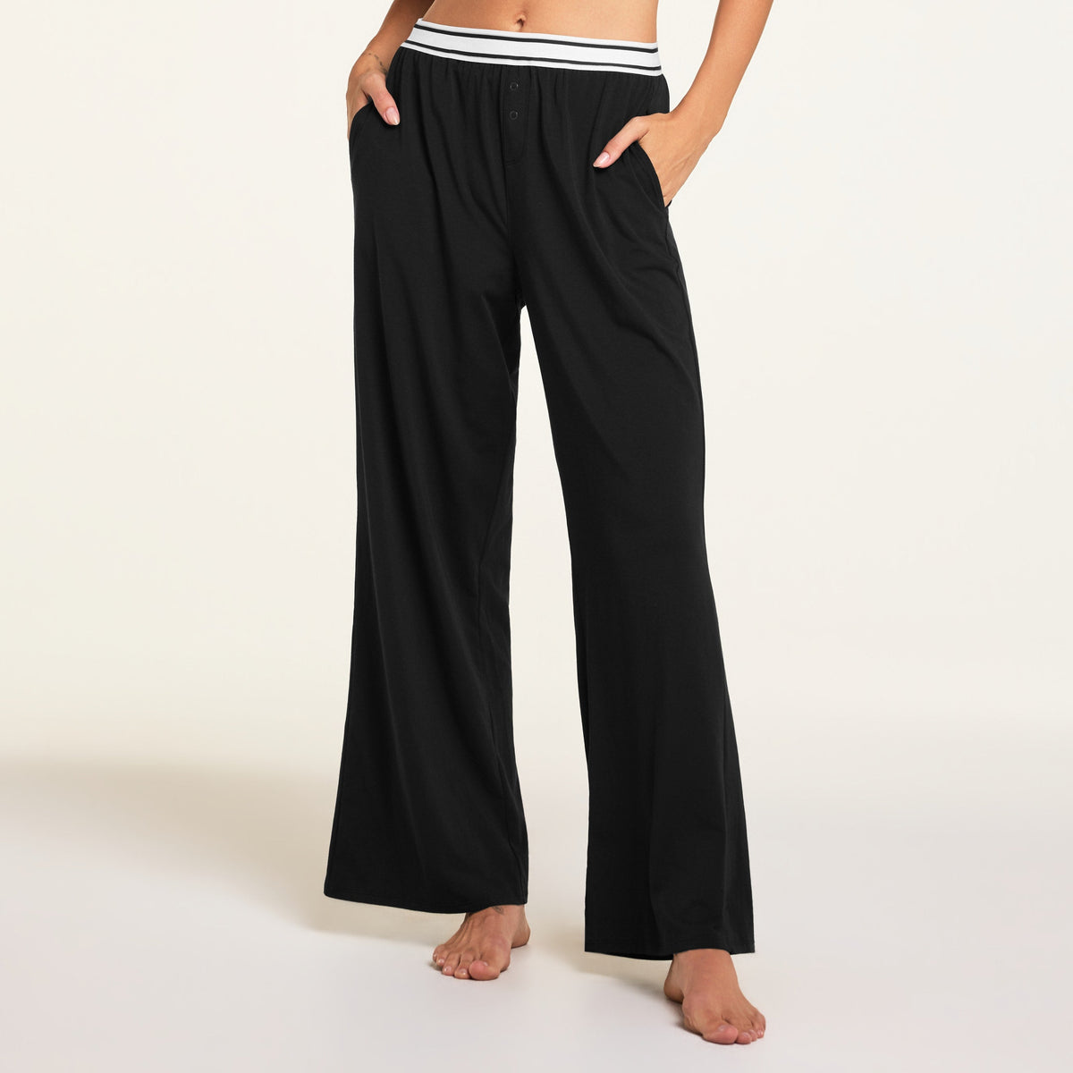 Cloud Cotton Pant - Black