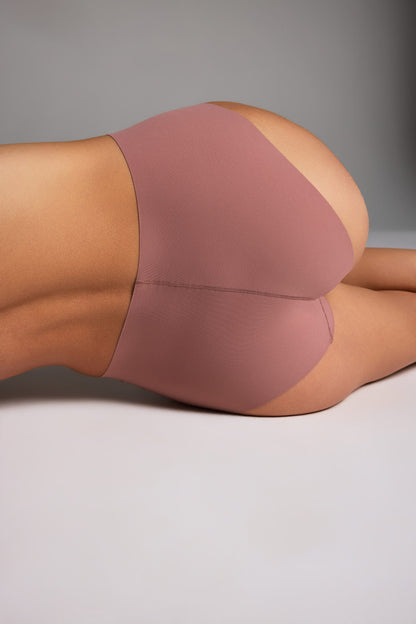 Invisible No Show Highwaist Brief - Plum