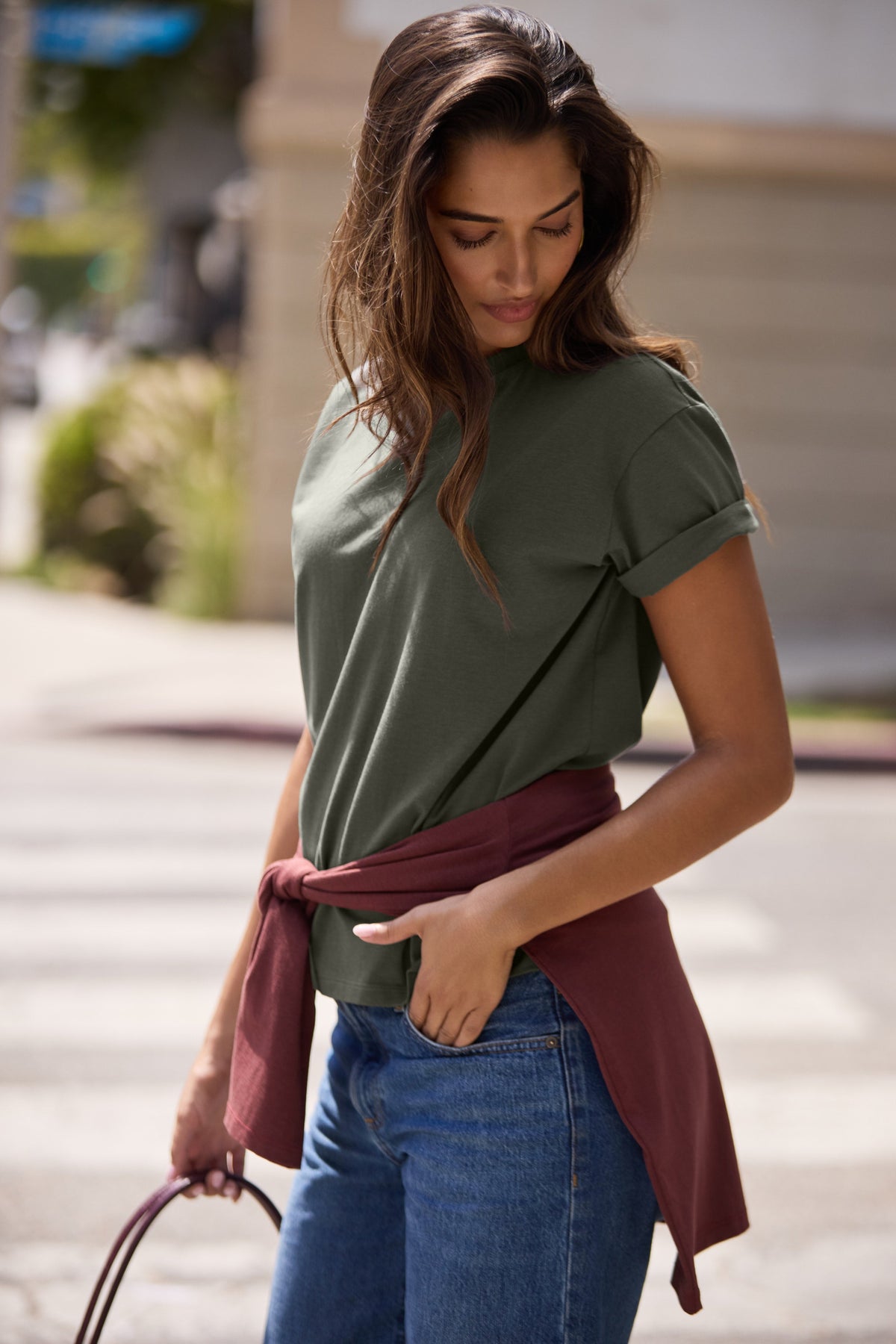 Cloud Cotton T-Shirt - Olive