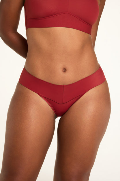 Bliss Low Rise Bikini - Ruby