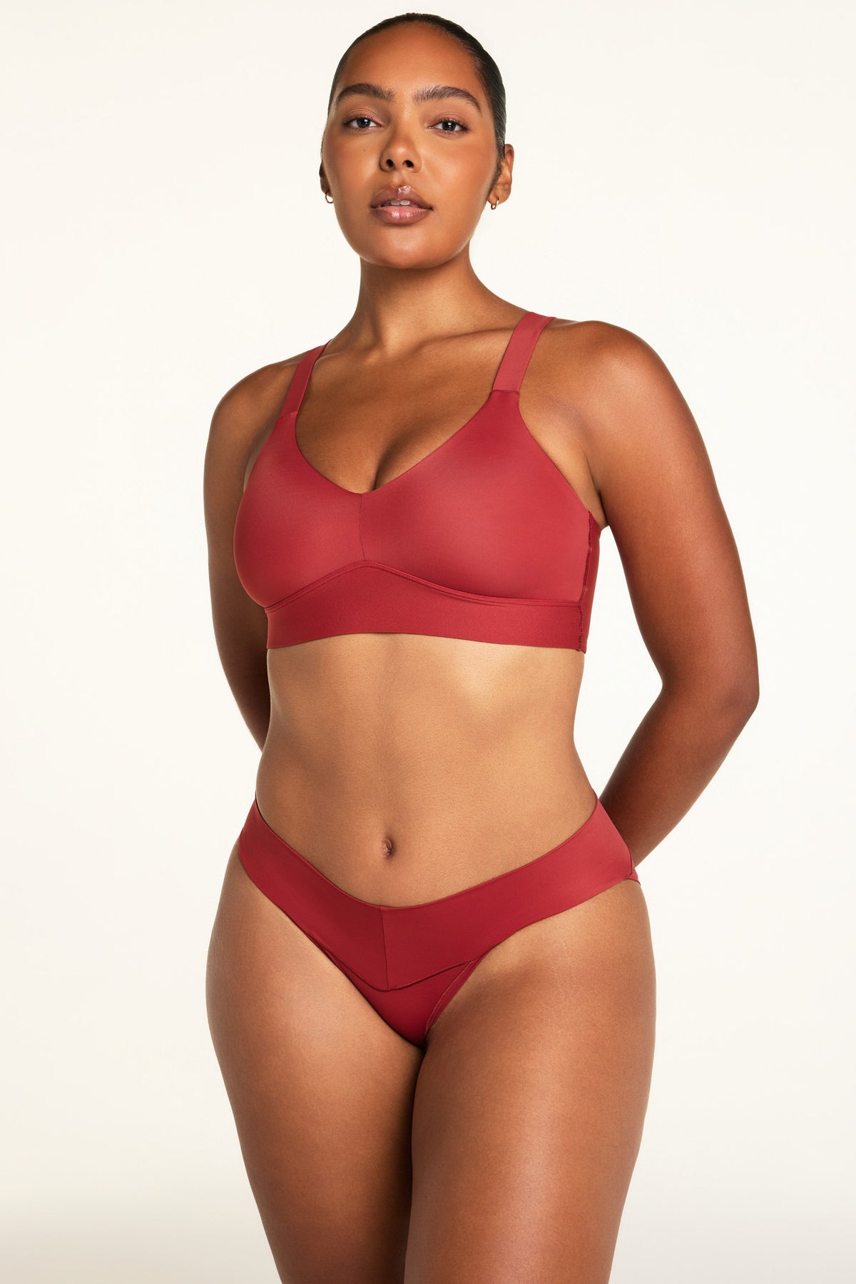 Bliss Low Rise Bikini - Ruby