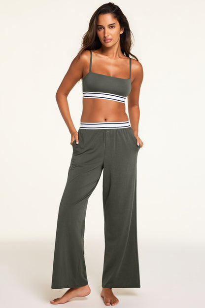 Cloud Cotton Pant - Olive