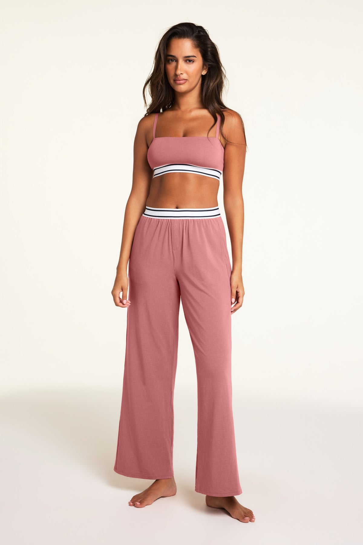Cloud Cotton Pant - Winter Rose
