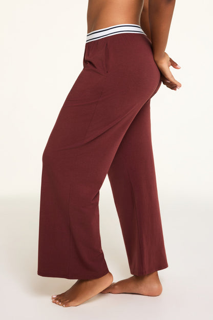 Cloud Cotton Pant - Cabernet