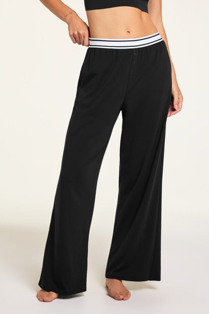 Cloud Cotton Pant - Black