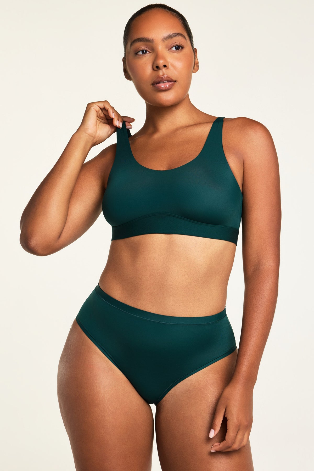 Bliss Scoop Bralette - Pine