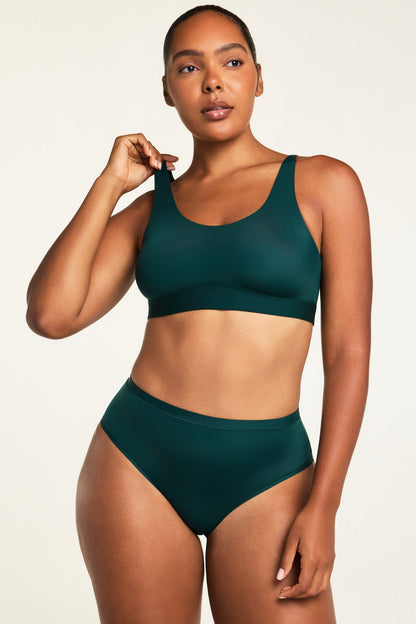 Bliss Scoop Bralette - Pine