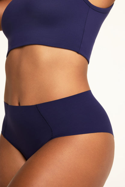 Invisible No Show Highwaist Brief - Noir