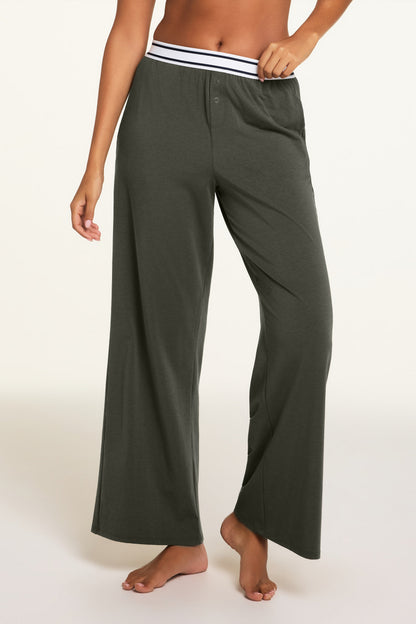 Cloud Cotton Pant - Olive