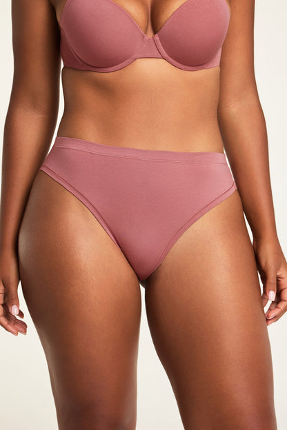 Cloud Cotton French Cut Brief - Winter Rose