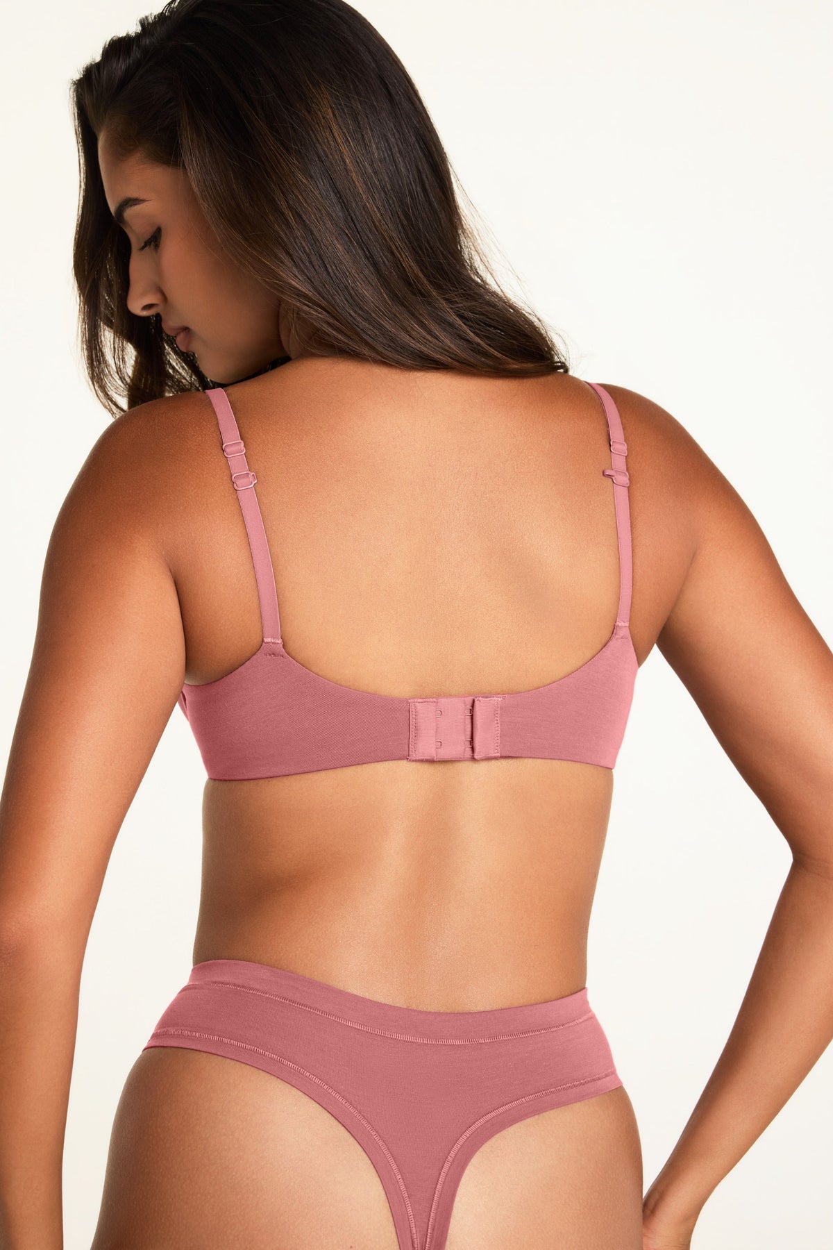 Cloud Cotton T-Shirt Bra - Winter Rose