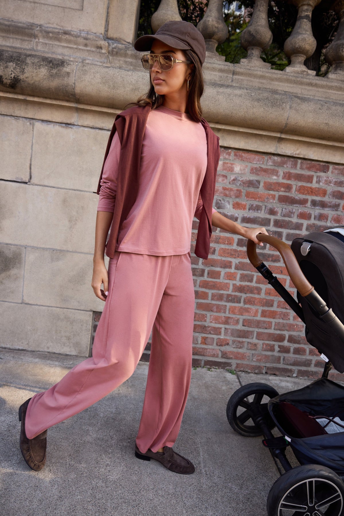 Cloud Cotton Pant - Winter Rose