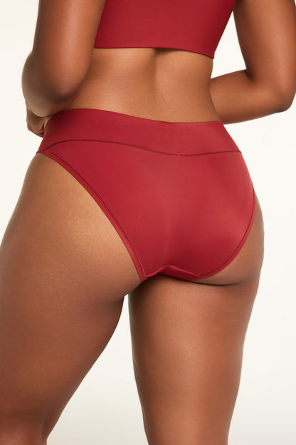 Bliss Low Rise Bikini - Ruby