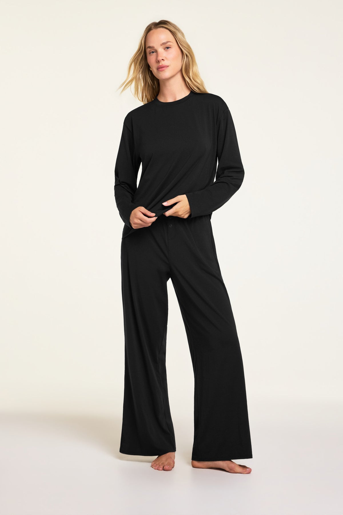 Cloud Cotton Pant - Black