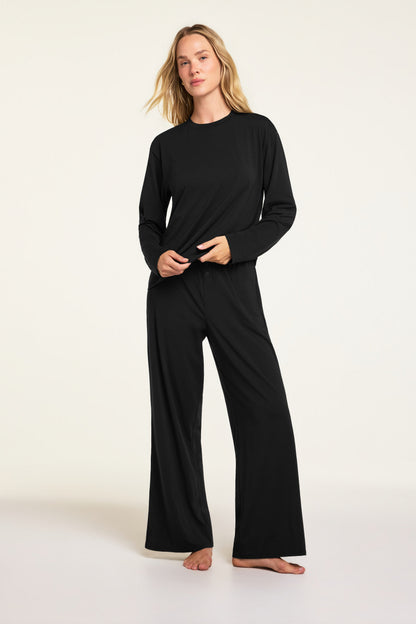 Cloud Cotton Pant - Black