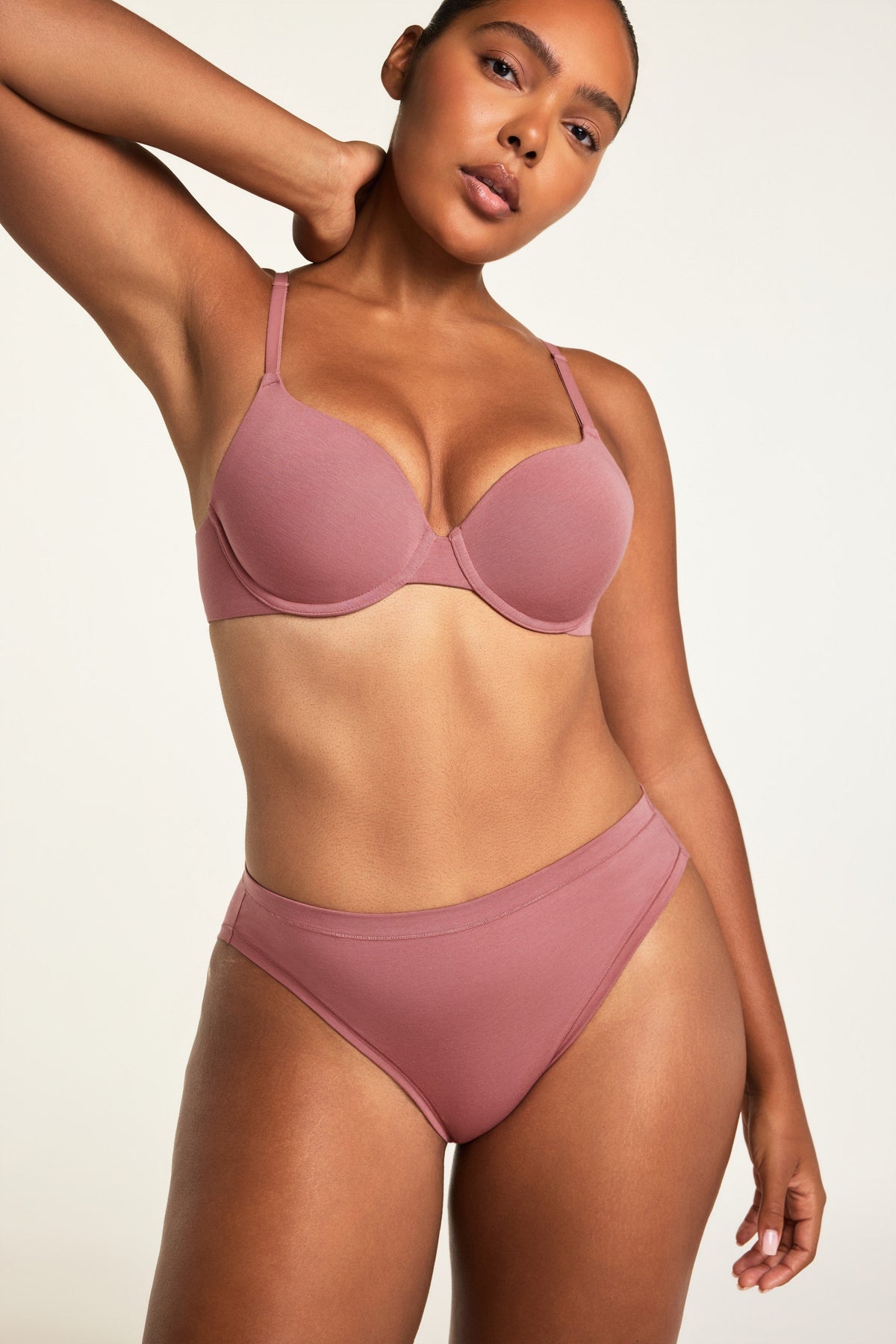 Cloud Cotton French Cut Brief - Winter Rose