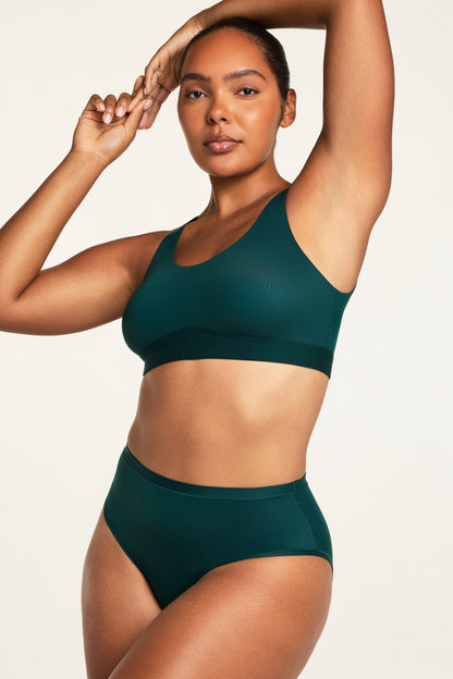 Bliss Scoop Bralette - Pine