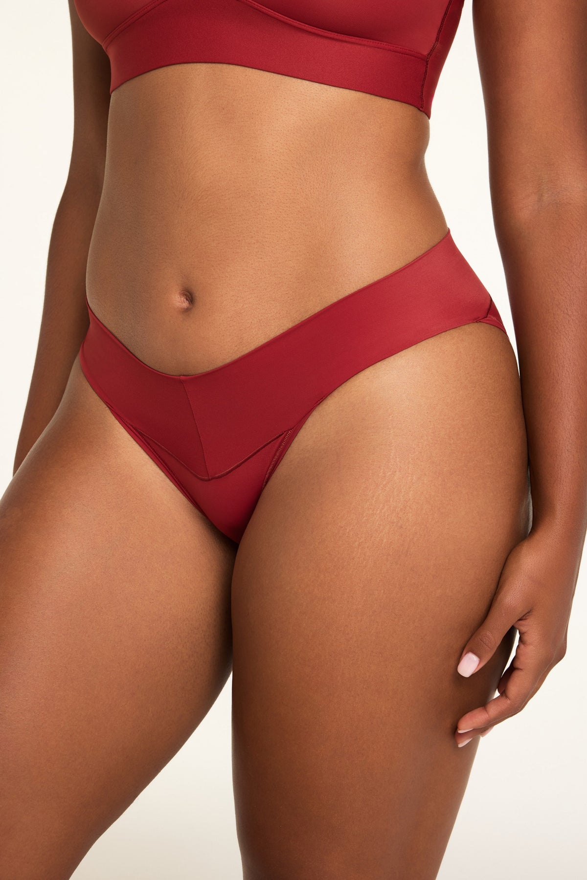 Bliss Low Rise Bikini - Ruby