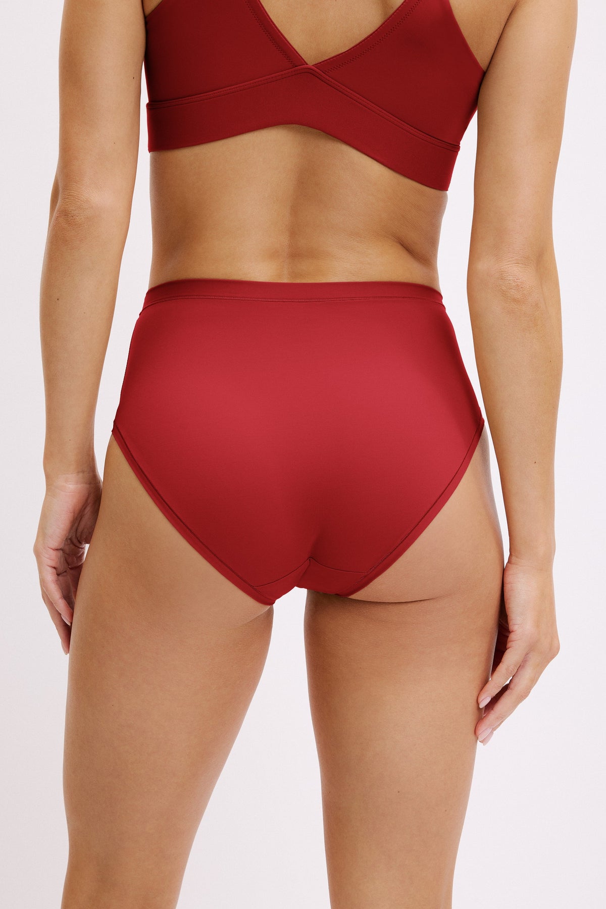 Bliss Highwaist Brief - Ruby