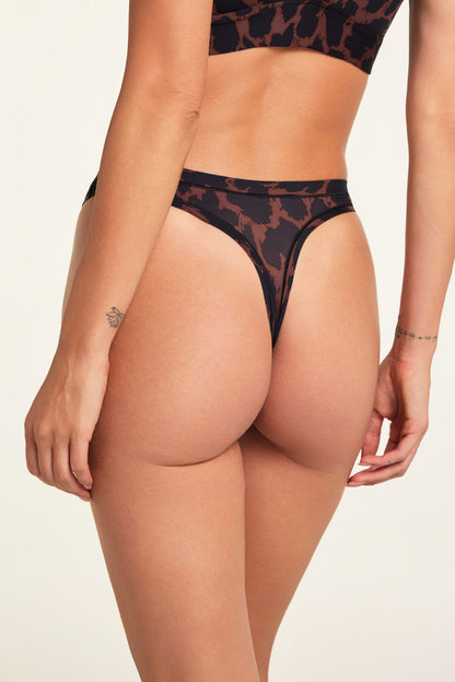 Bliss Thong - Leopard