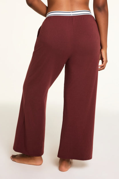 Cloud Cotton Pant - Cabernet