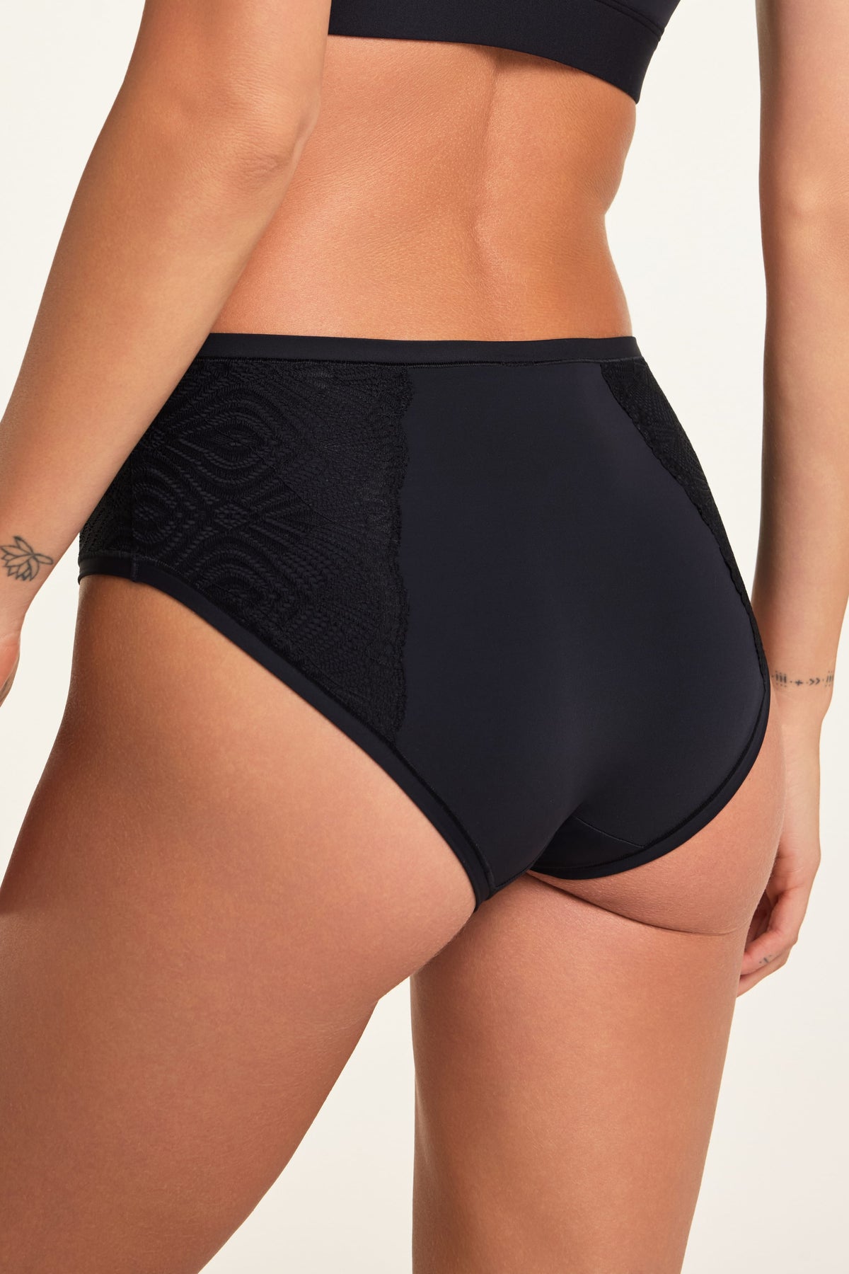 Bliss Lace Brief - Black