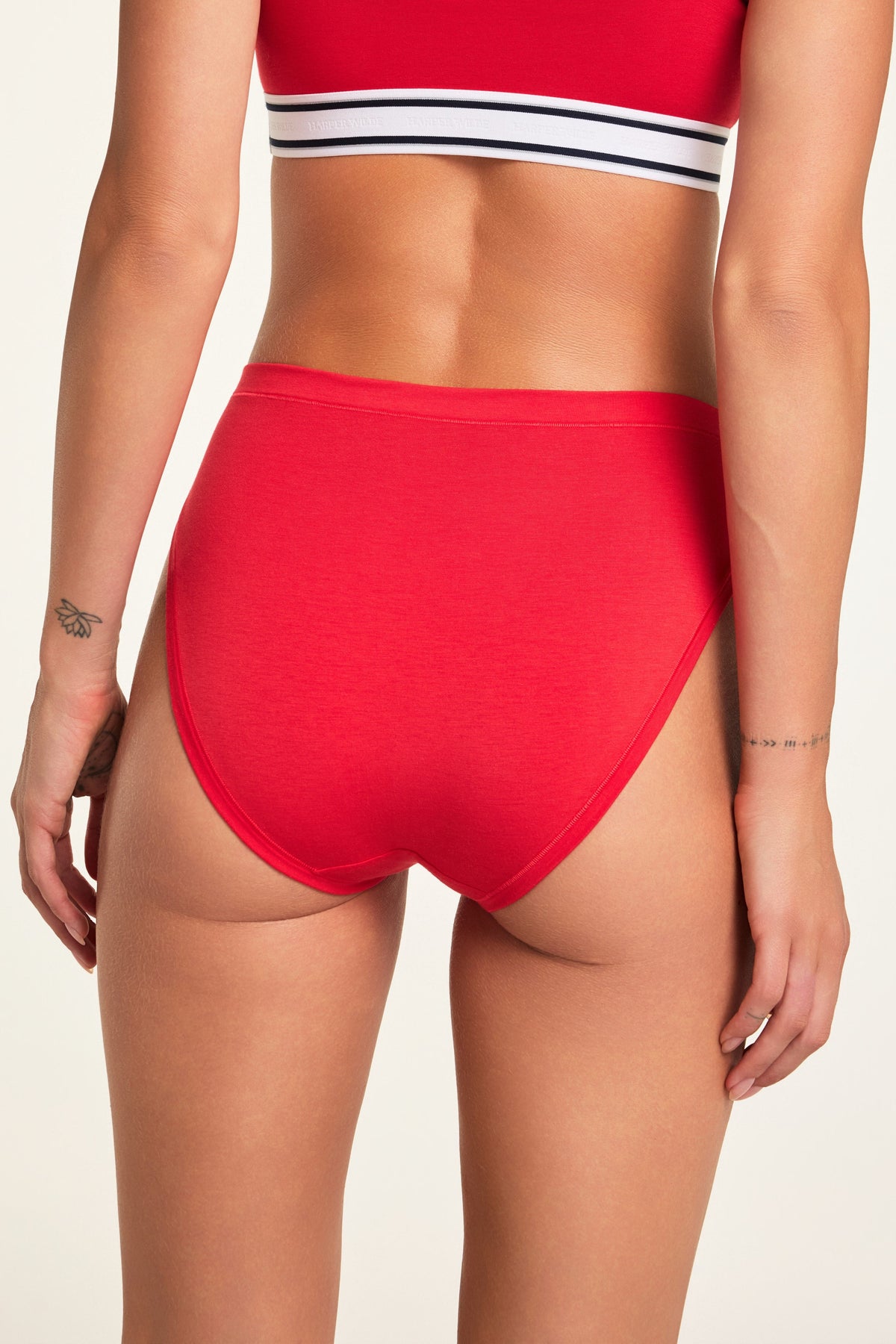 Cloud Cotton French Cut Brief - Cherry