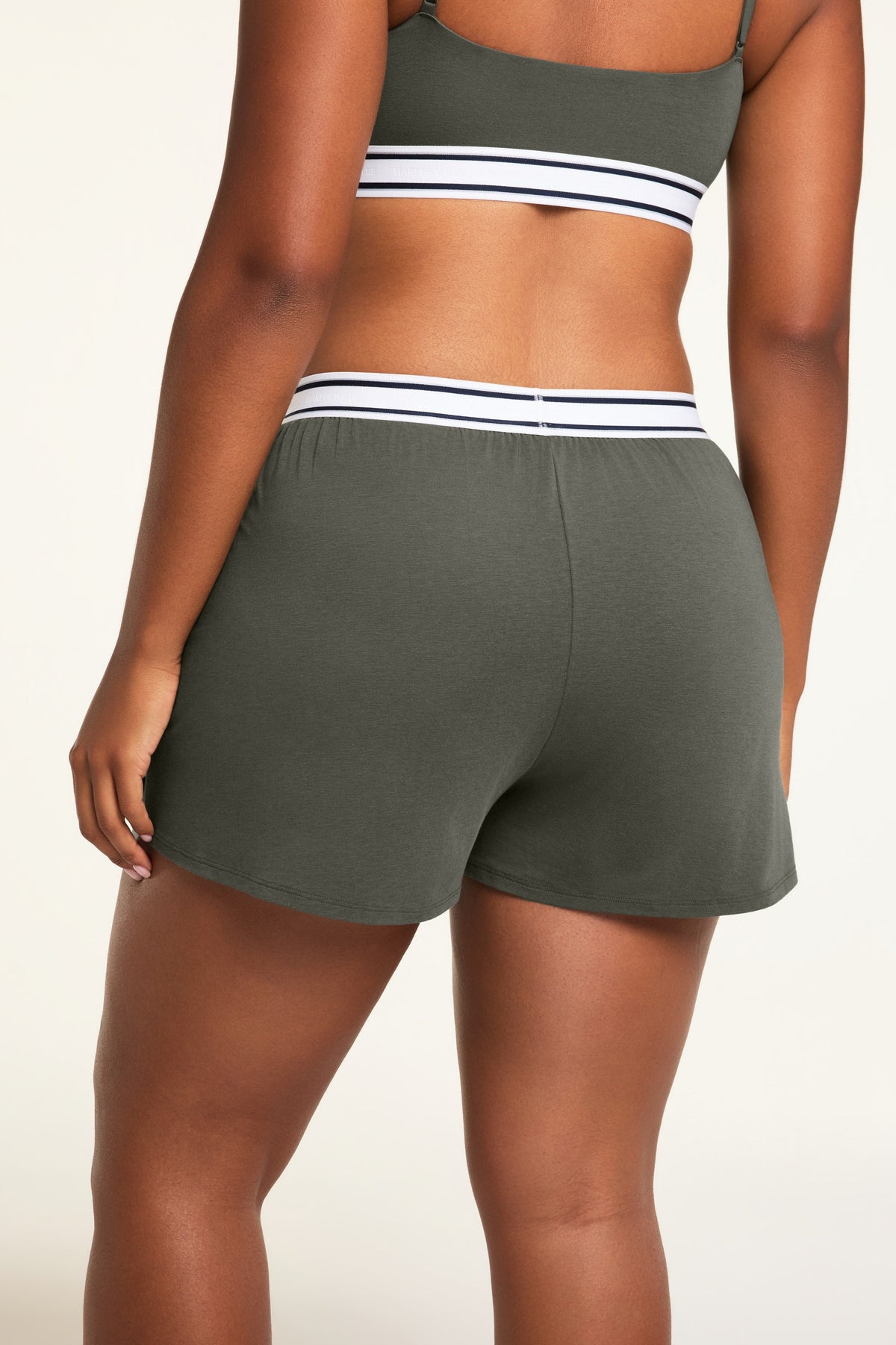 Cloud Cotton Shorts - Olive