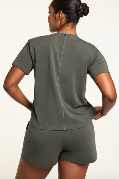 Cloud Cotton T-Shirt - Olive