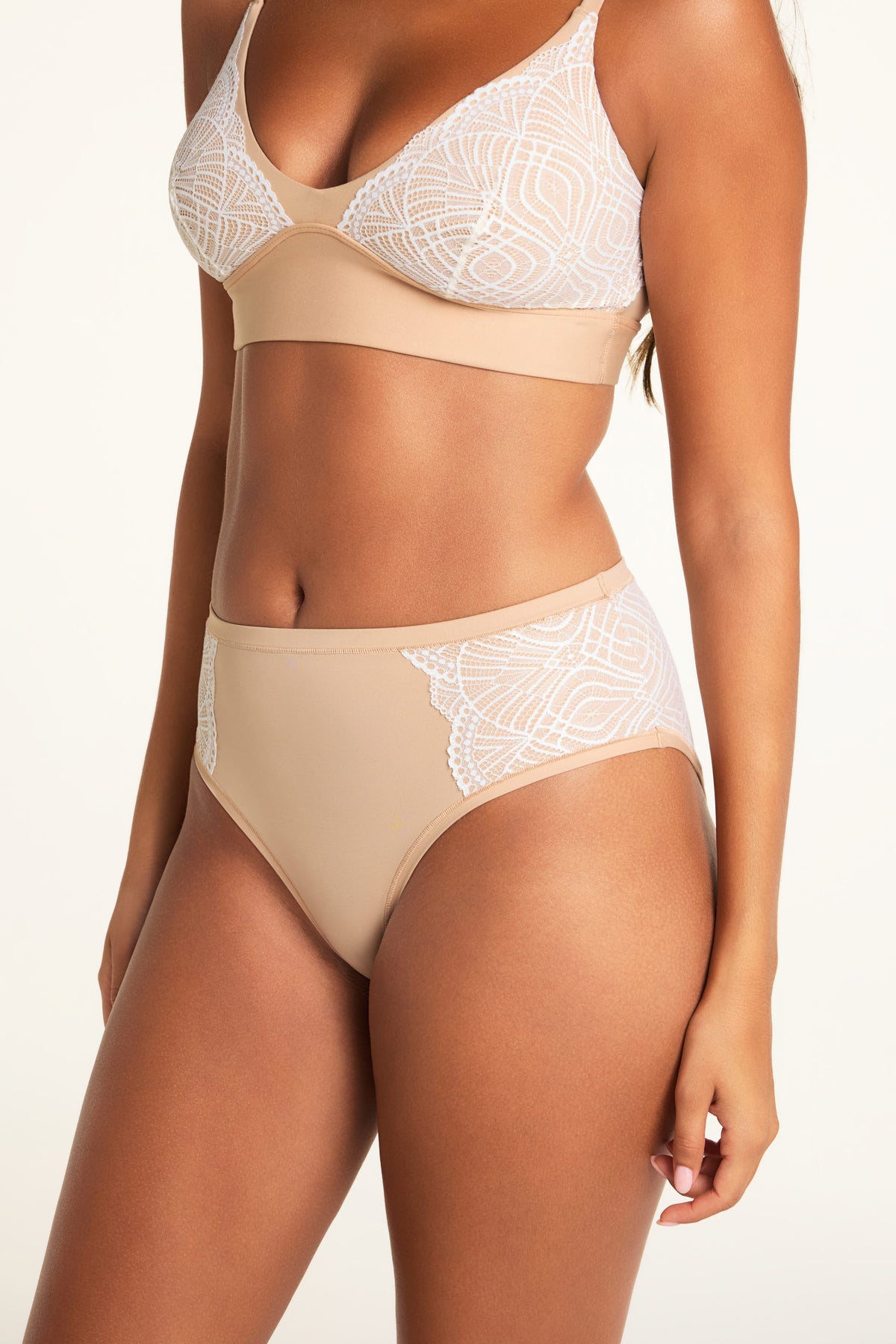 Bliss Lace Brief - Beige