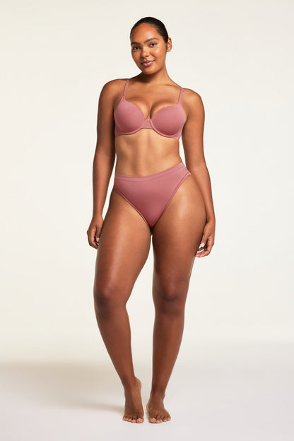 Cloud Cotton French Cut Brief - Winter Rose