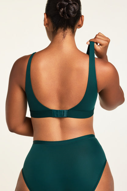 Bliss Scoop Bralette - Pine