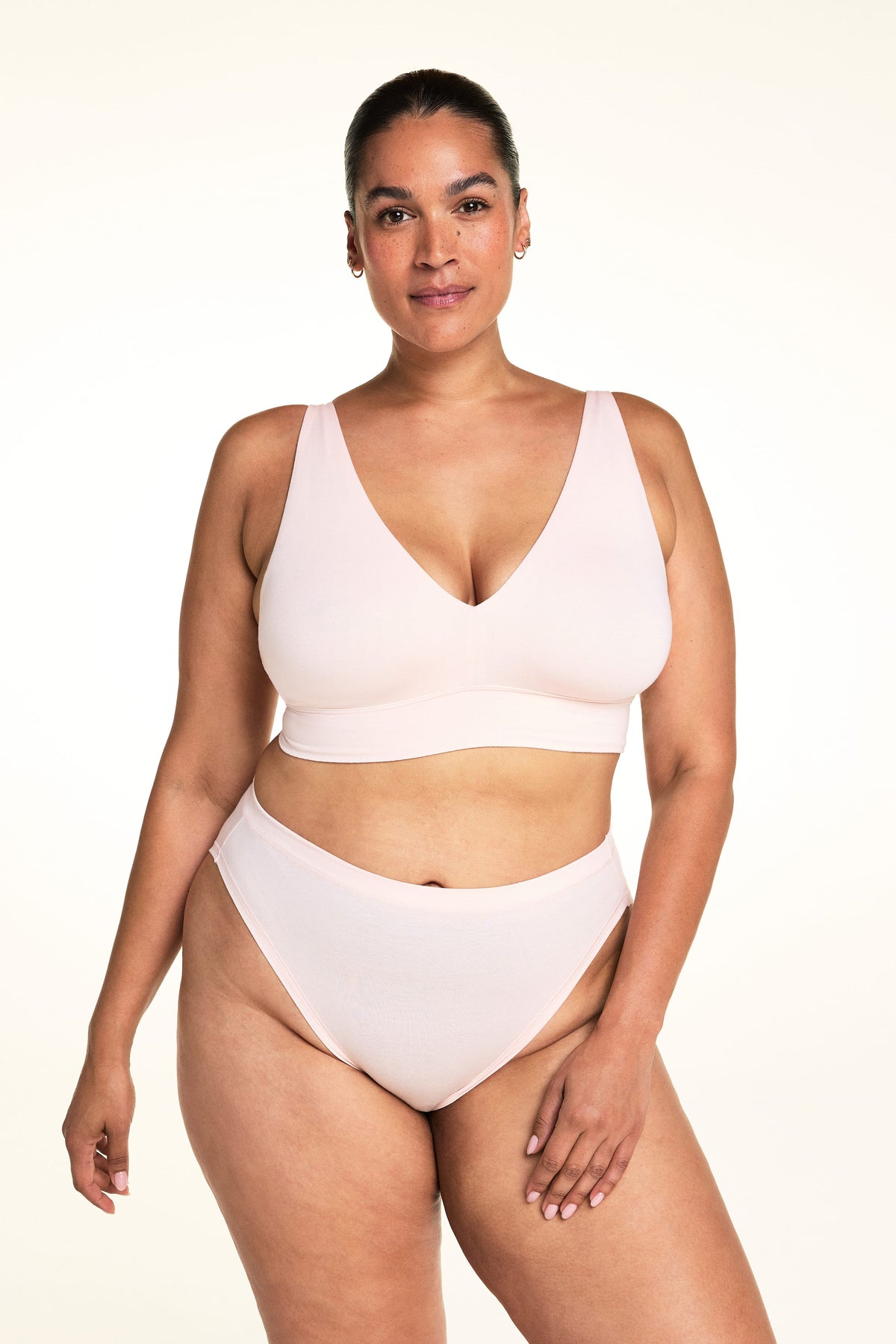 Cloud Cotton French Cut Brief - Dogwood