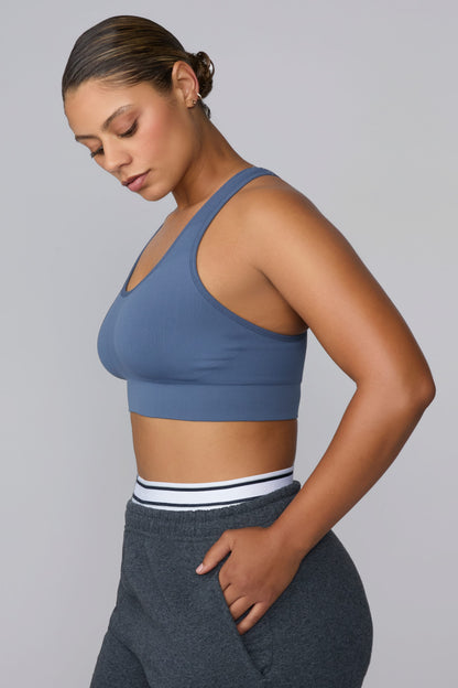 Seamless Racerback Sports Bra - Evernight