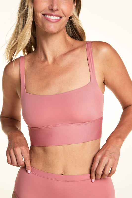 Bliss Square Neck Bralette - Cinnamon