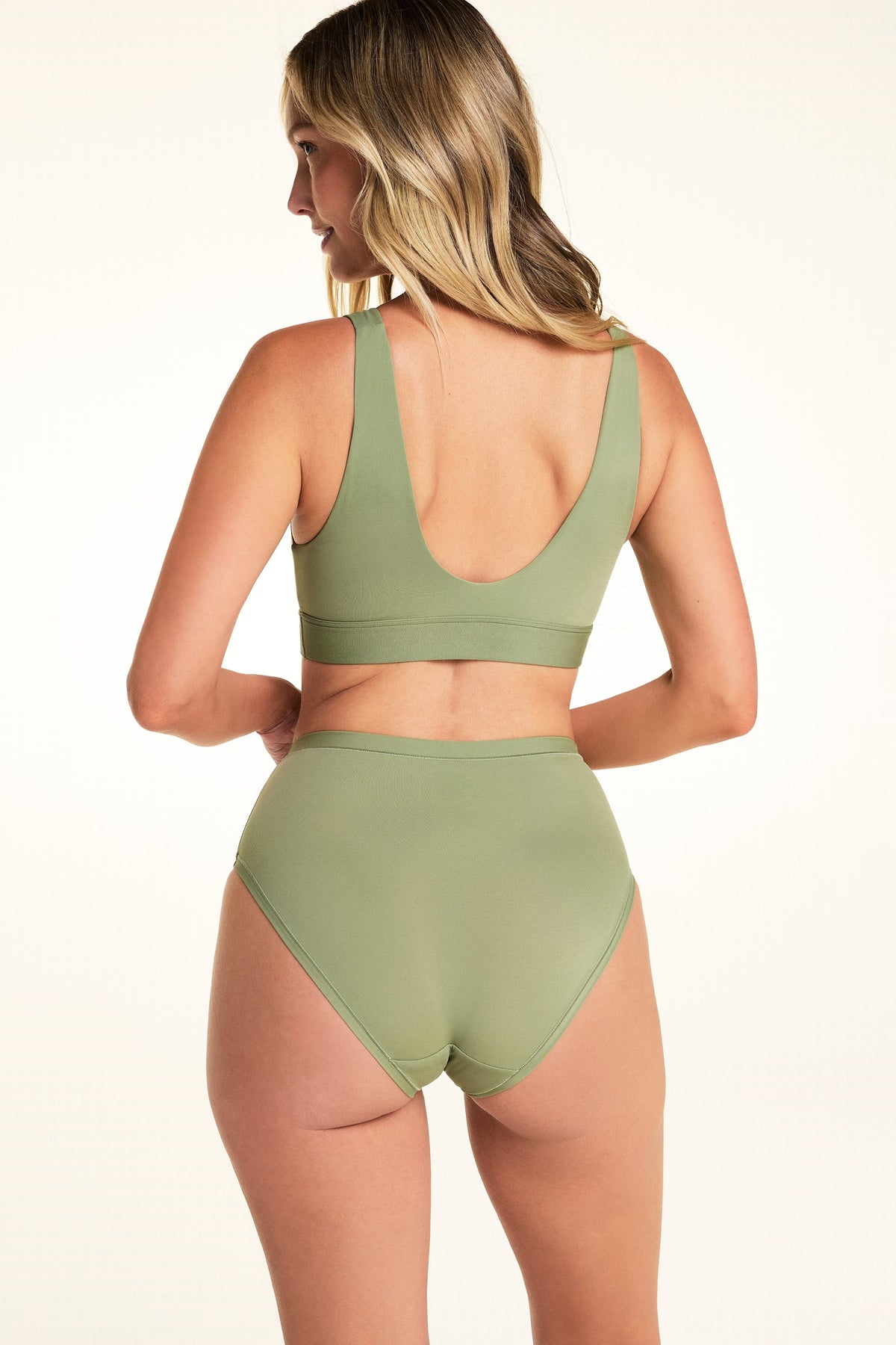 Bliss Highwaist Brief - Dill