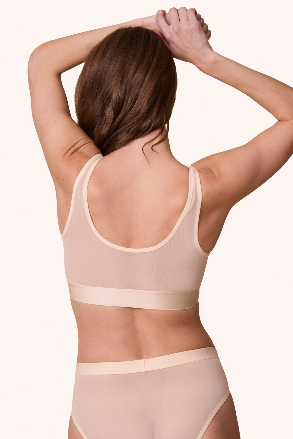 ComfortMesh™ Scoop Bralette - Pearl