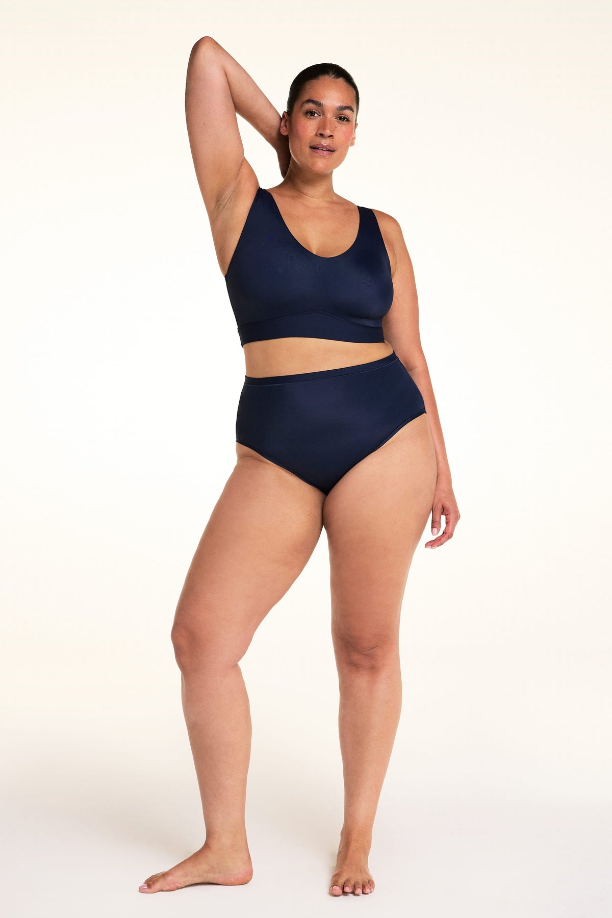 Bliss Highwaist Brief - Navy