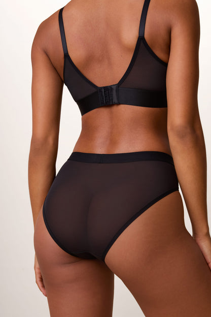 ComfortMesh™ Highwaist Brief - Black
