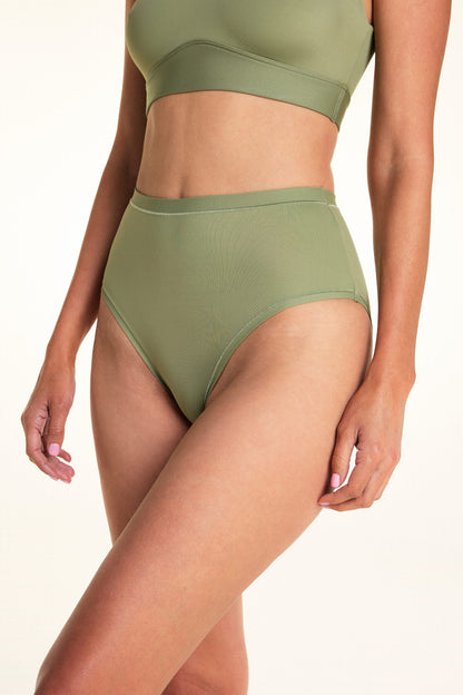 Bliss Highwaist Brief - Dill