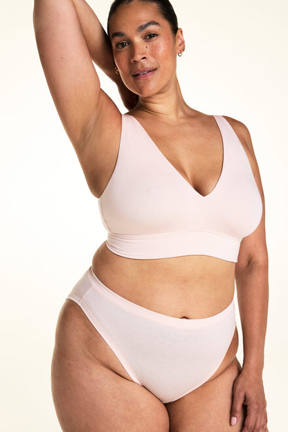 Cloud Cotton French Cut Brief - Dogwood