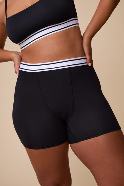 Cloud Cotton Boxer Brief - Black