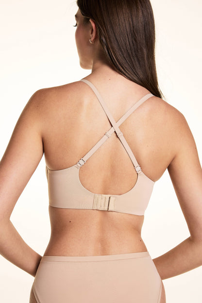 Base Balconette Bra - Beige