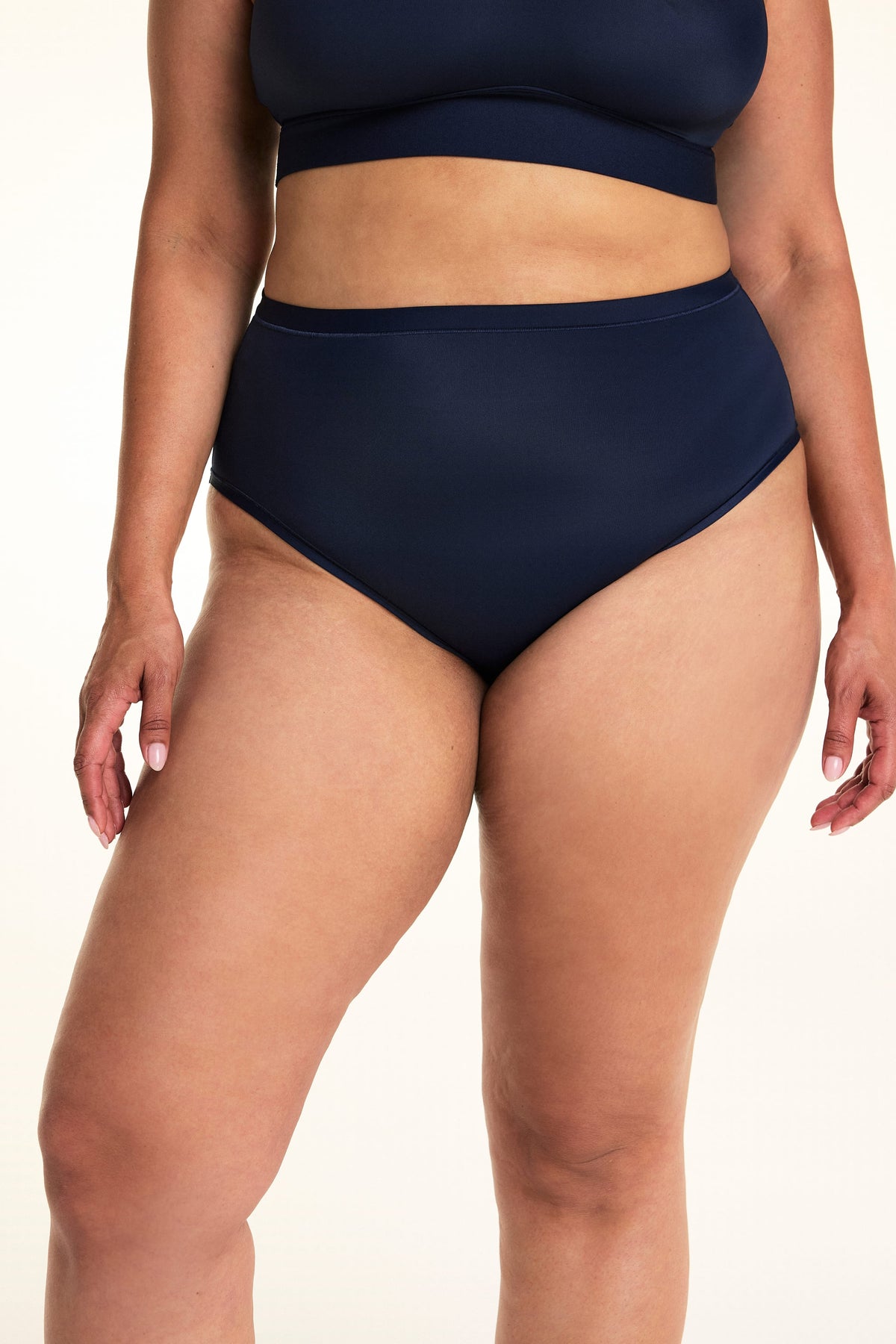 Bliss Highwaist Brief - Navy